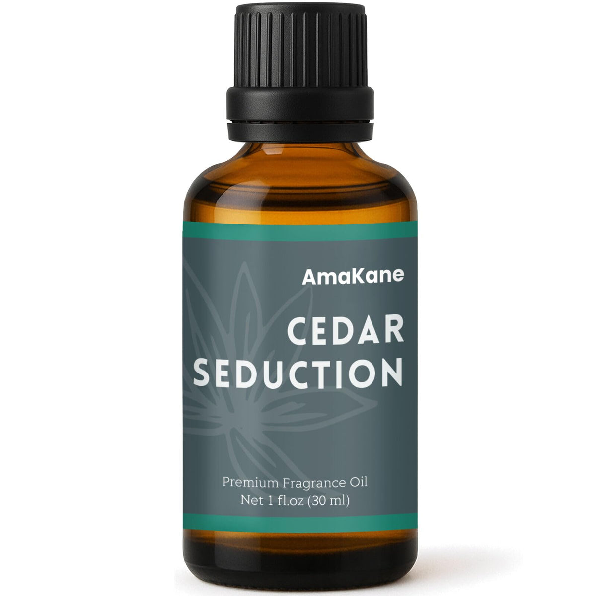 AmaKane Cedar Seduction fragrance oil bottle close-up