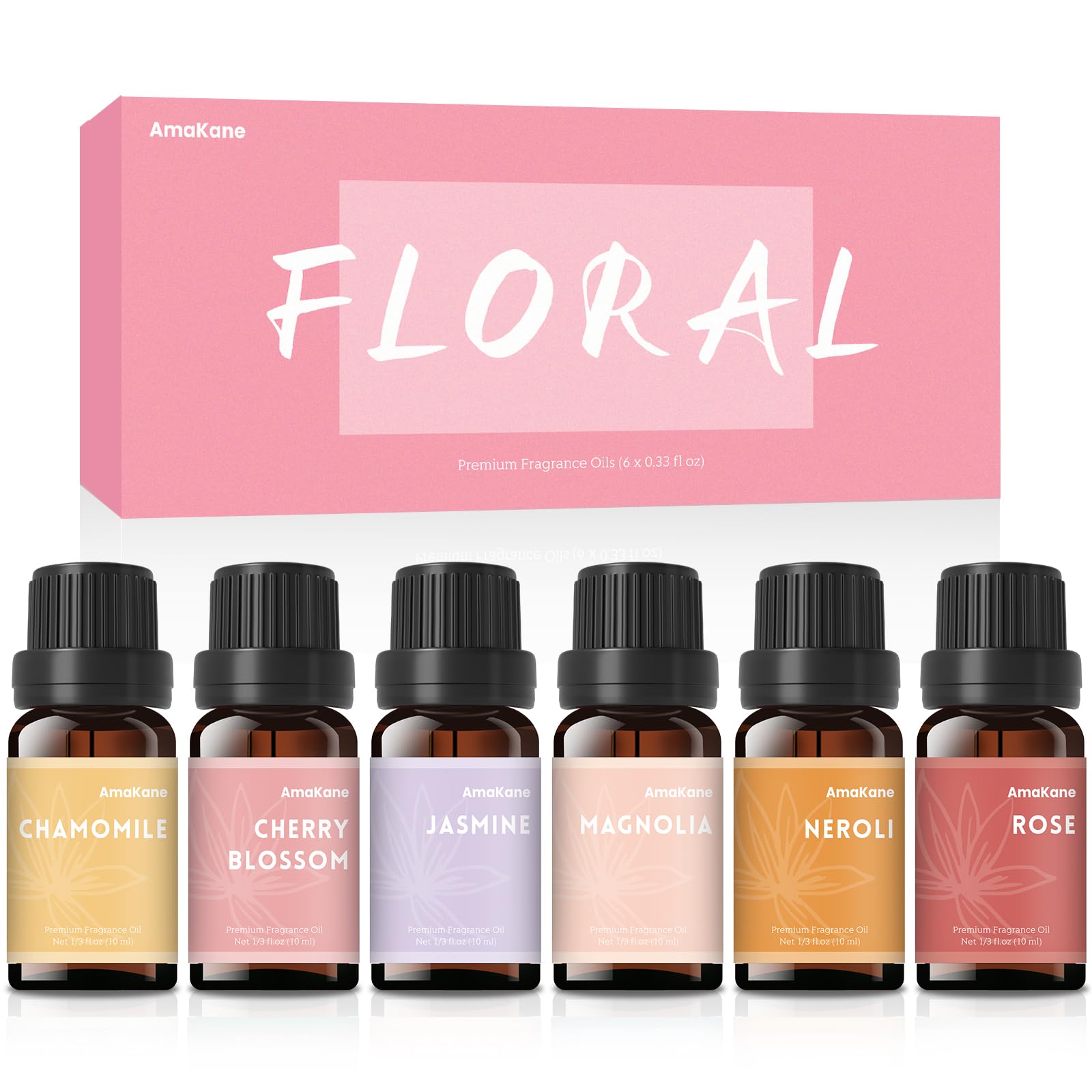 AmaKane Rose Floral Fragrance Oil, 10ml