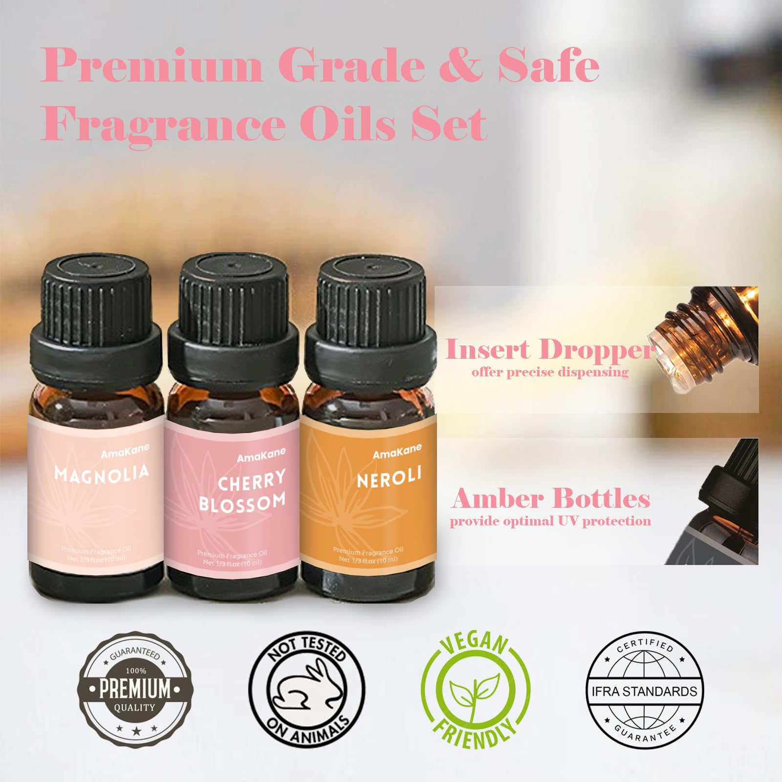 AmaKane Floral Fragrance Oils Set Packaging