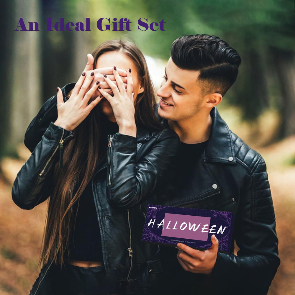 AmaKane Gift Box packaging showcasing Halloween fragrance oils