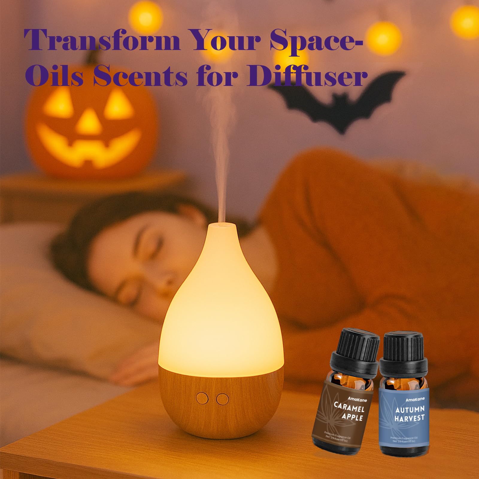 AmaKane Pumpkin Apple Butter bottle for fall scent ambiance