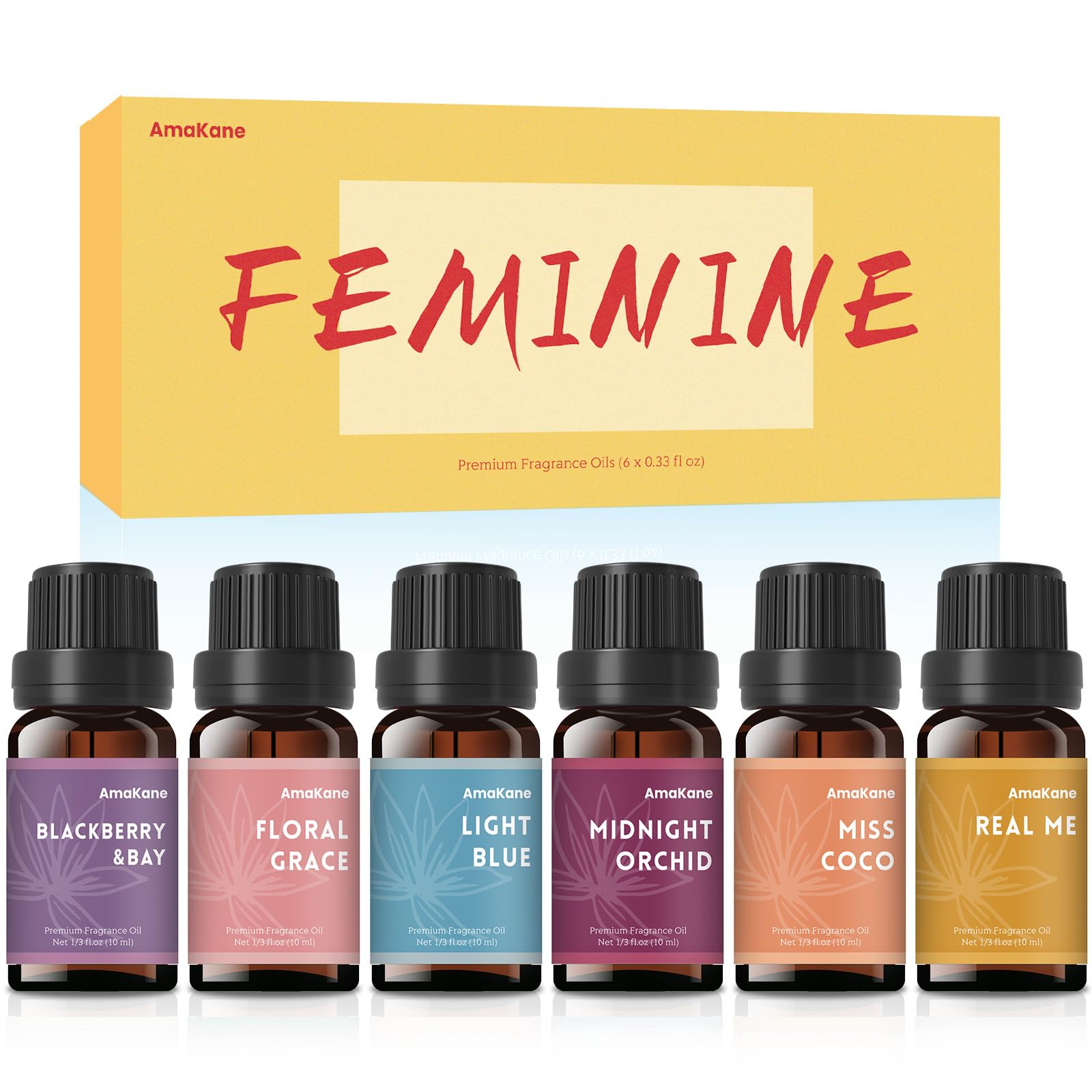 AmaKane Blackberry & Bay fragrance oil 6x10ml