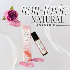 Travel-sized Amallow all-natural perfume roller in a compact design