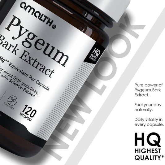 Close-up of Pygeum Africanum extract powder