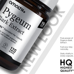 Close-up of Pygeum Africanum extract powder