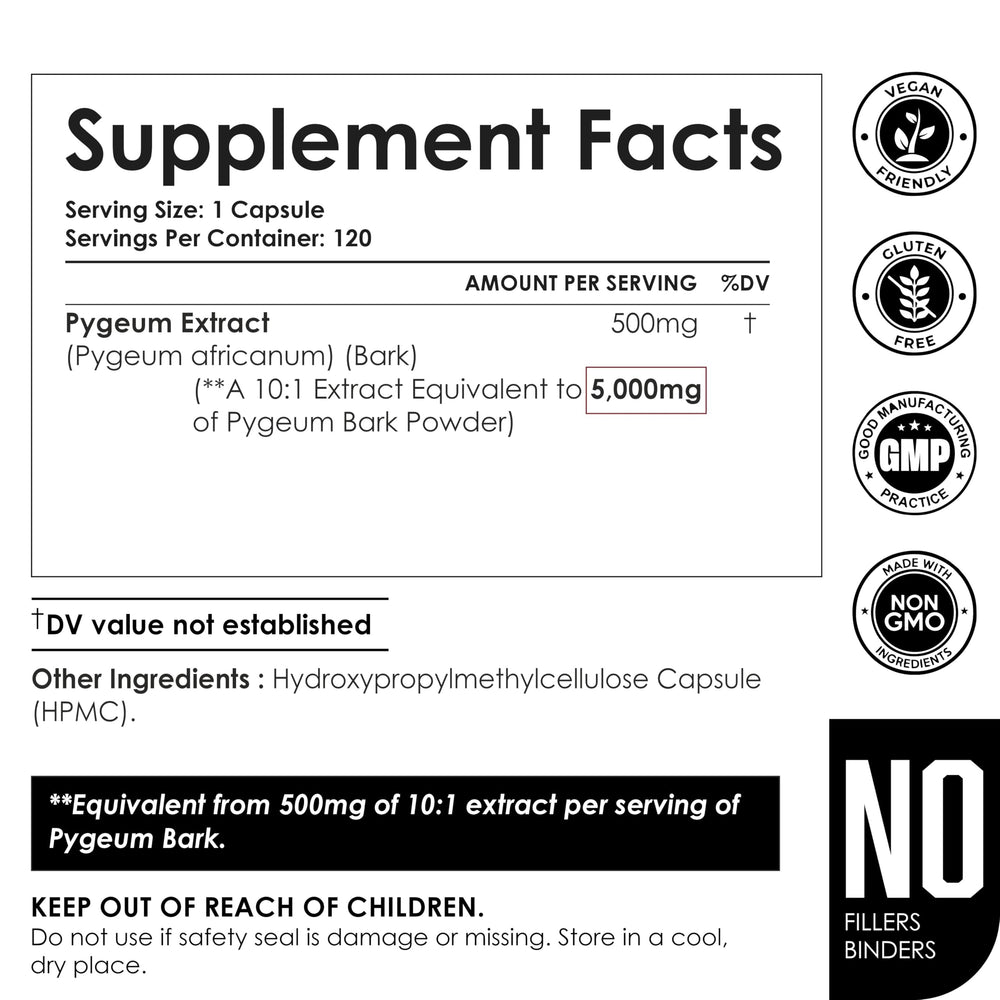 Bottle packaging showing 120 capsules per bottle