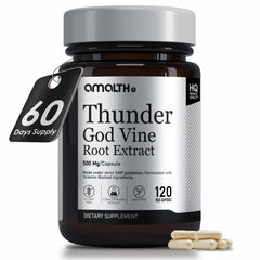 AMALTH Thunder God Vine Root Capsules bottle label – 120 capsules