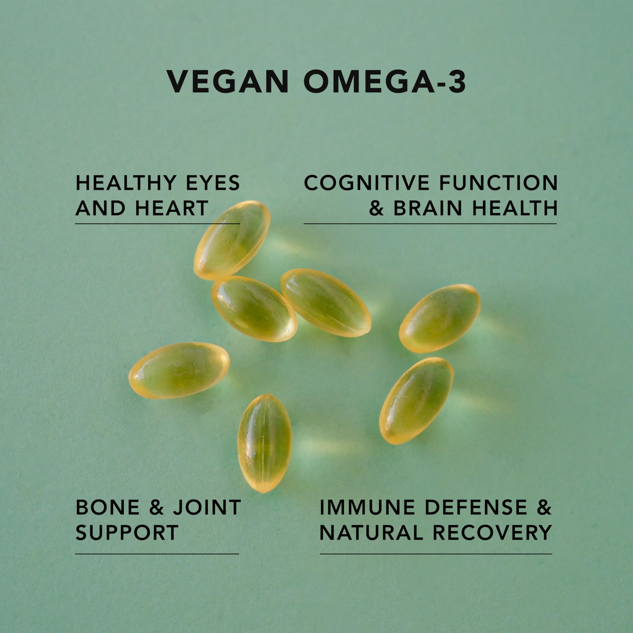 Label highlighting vegan and non-GMO ingredients