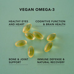 Label highlighting vegan and non-GMO ingredients