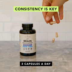 AMANDEAN vegan capsules on a white background