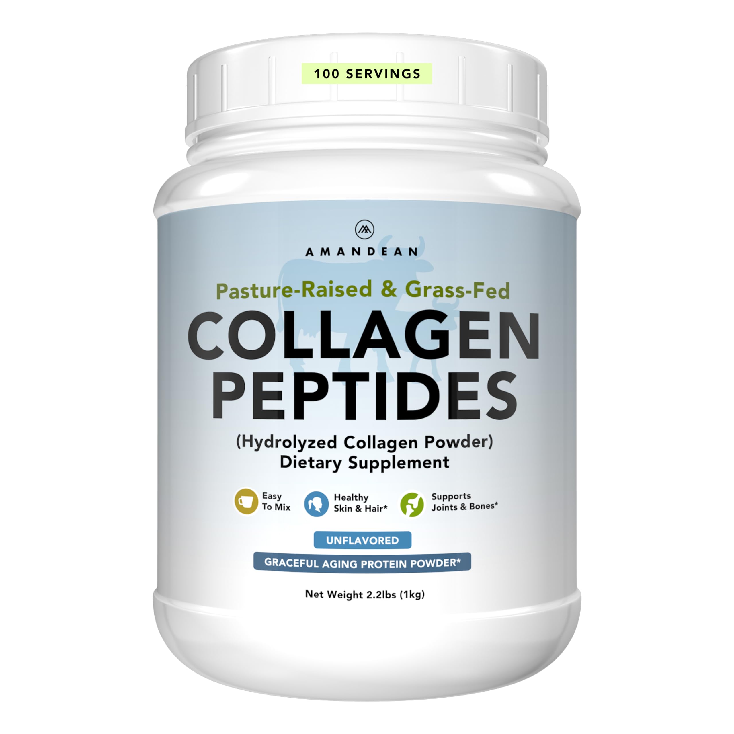 AMANDEAN Collagen 1kg front label