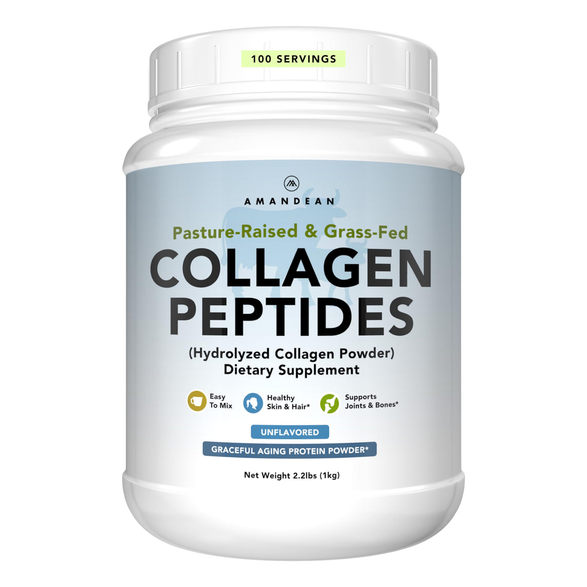 AMANDEAN Collagen 1kg front label