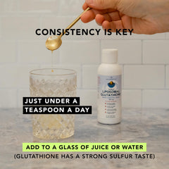 AMANDEAN Liposomal Glutathione associated with liver detox lifestyle
