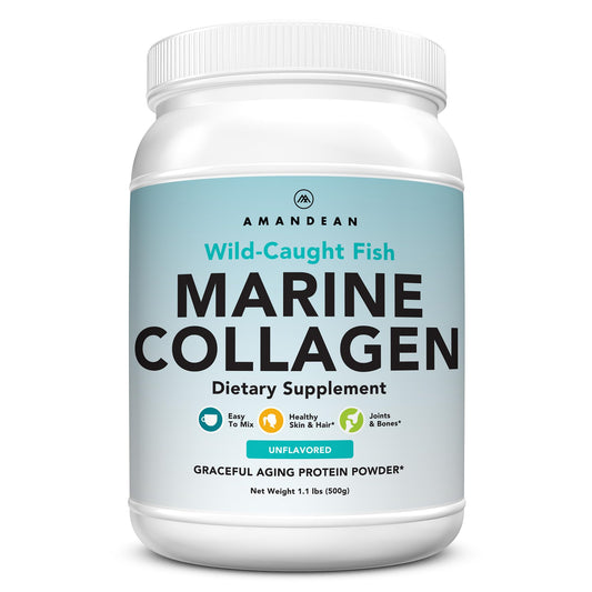 AMANDEAN Marine Collagen Peptides Powder 500g - hero image