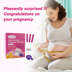 Bulk 50-pack Amazewell pregnancy test kit with value pack