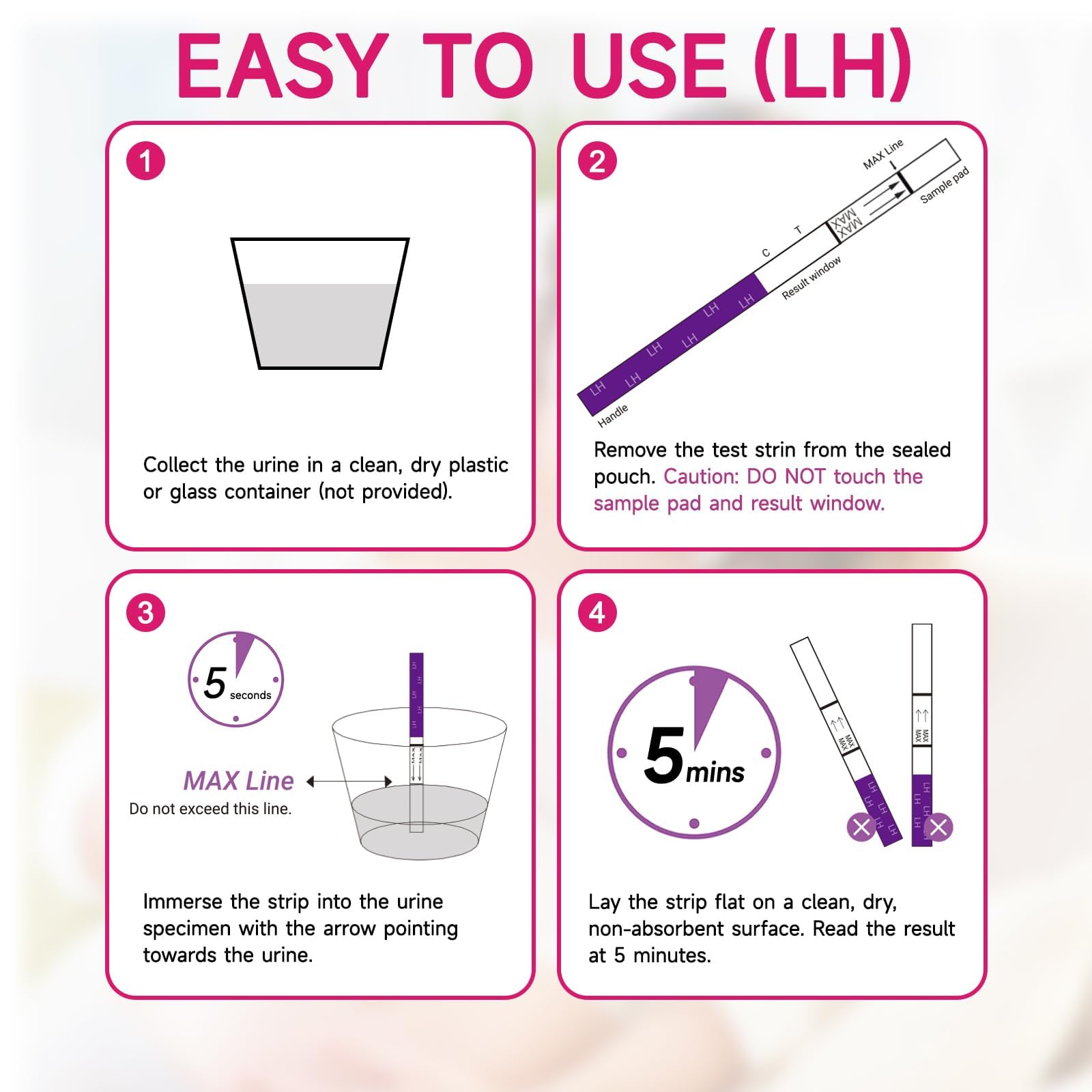 Travel-friendly Amazewell fertility test kit in compact form