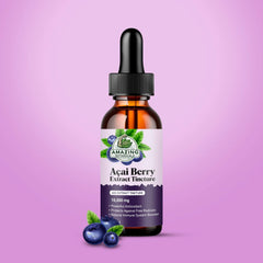 Dropper dispensing Acai Berry tincture, 10,000 mg per serving