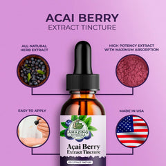 Smoothie being prepared with Acai Berry tincture
