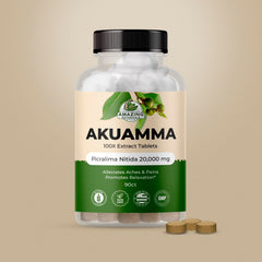 Akuamma tablets 90-count packaging