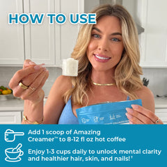 Vanilla creamer scoops and packaging