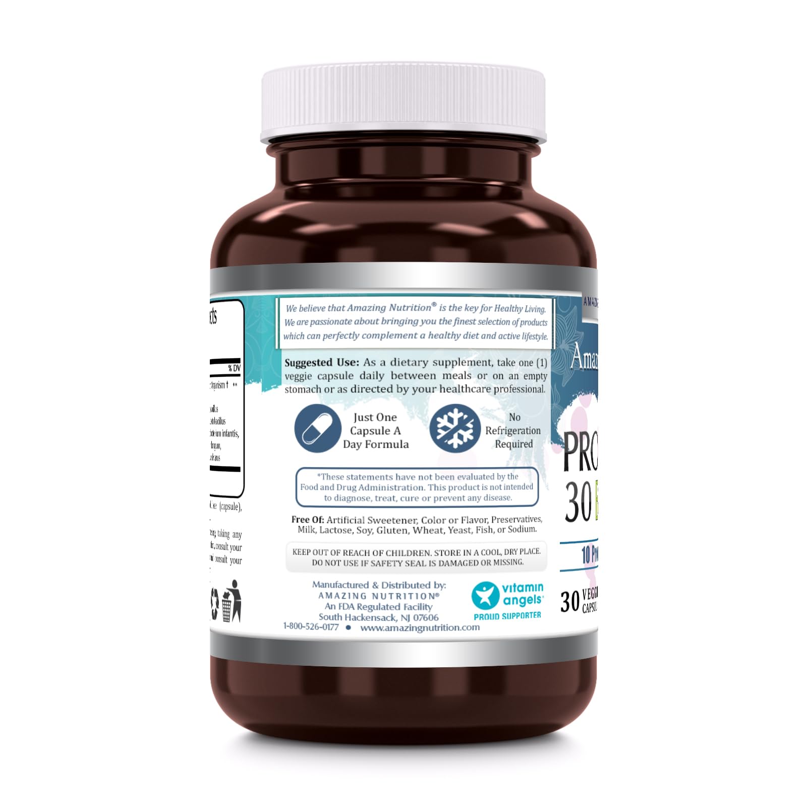 Non-GMO, gluten-free label and USA-made promise