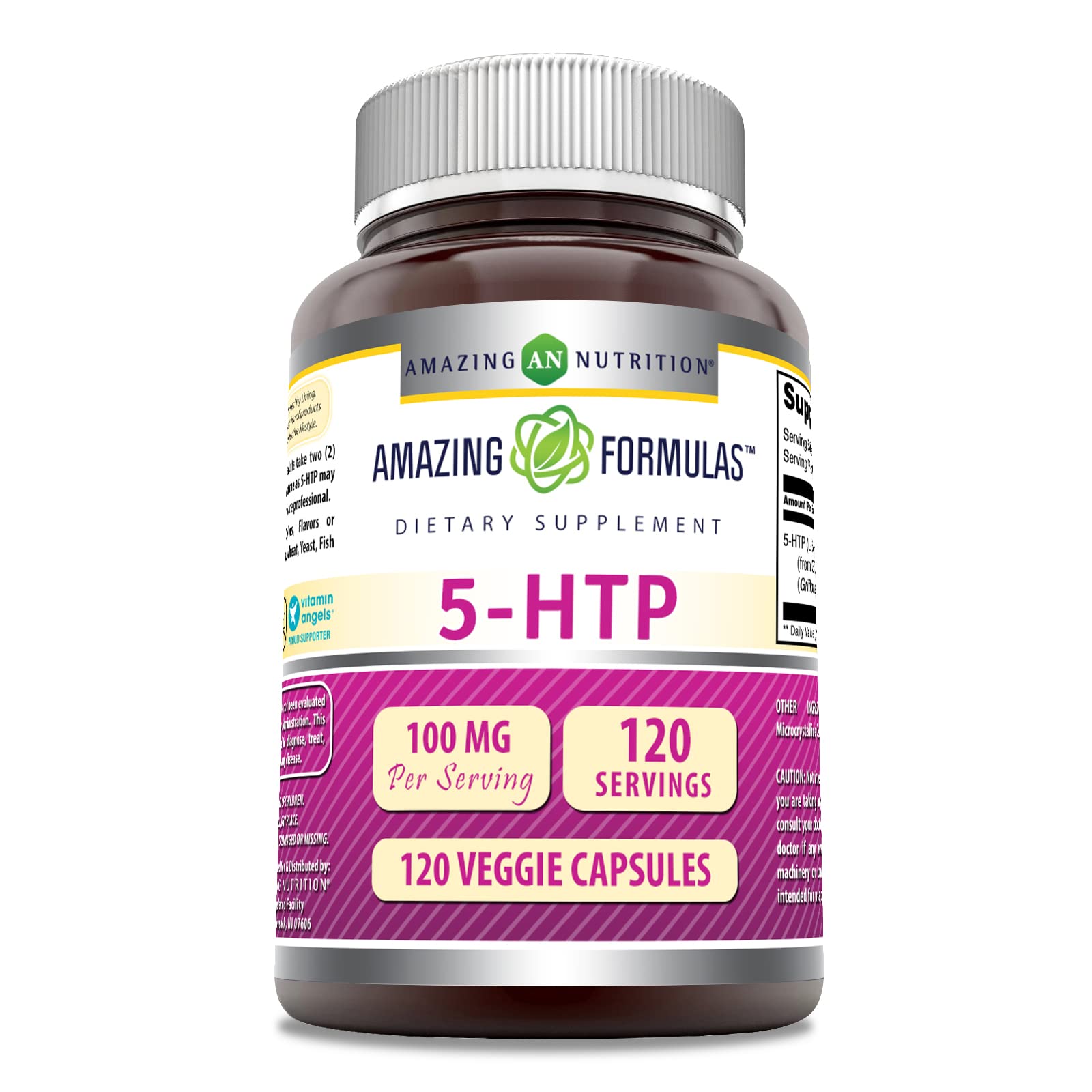 Amazing Formulas 5-HTP 100 mg bottle