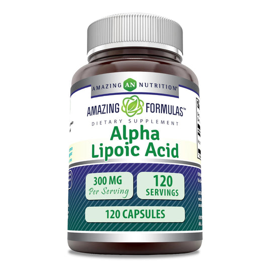Amazing Formulas Alpha Lipoic Acid 300 mg capsules bottle - 120 count