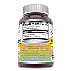 One veggie capsule from the Ashwagandha supplement