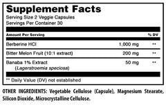 Two veggie capsules per serving