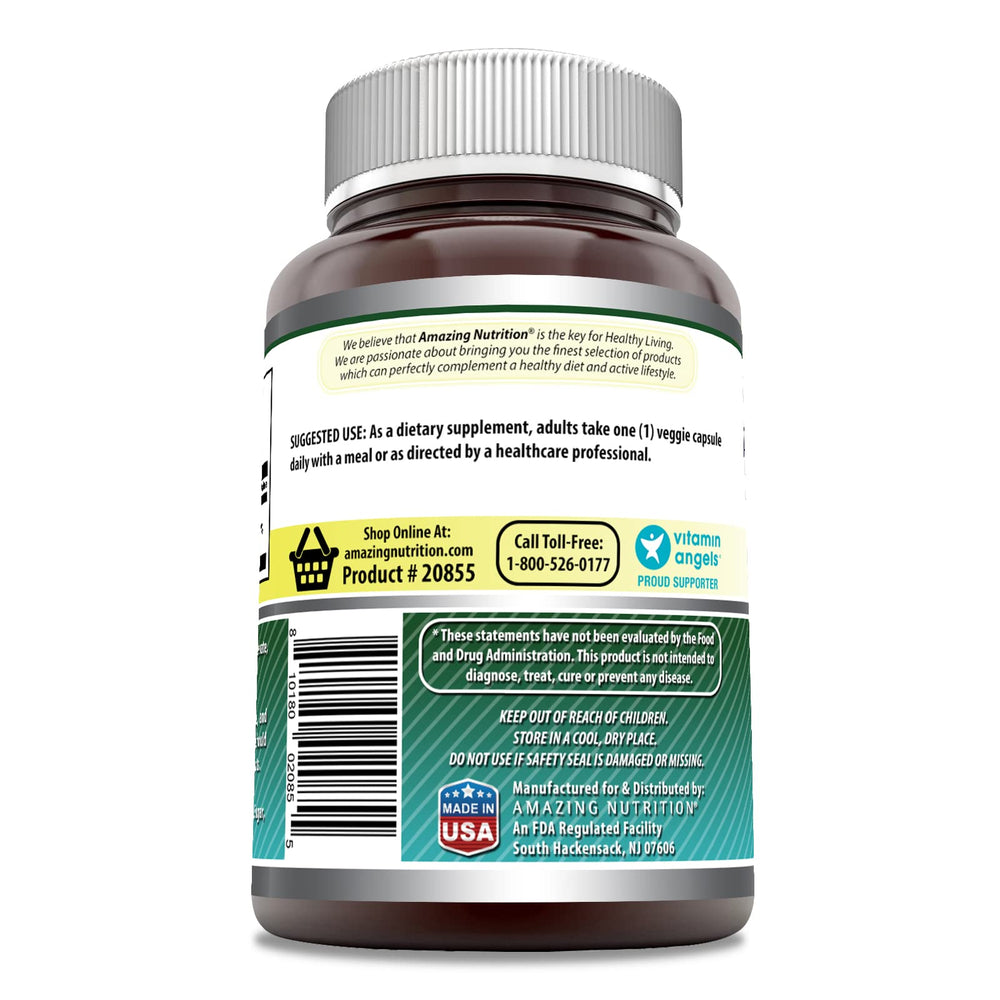 200 veggie capsules per bottle