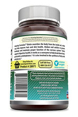 Non-GMO and Gluten Free Biotin supplement label
