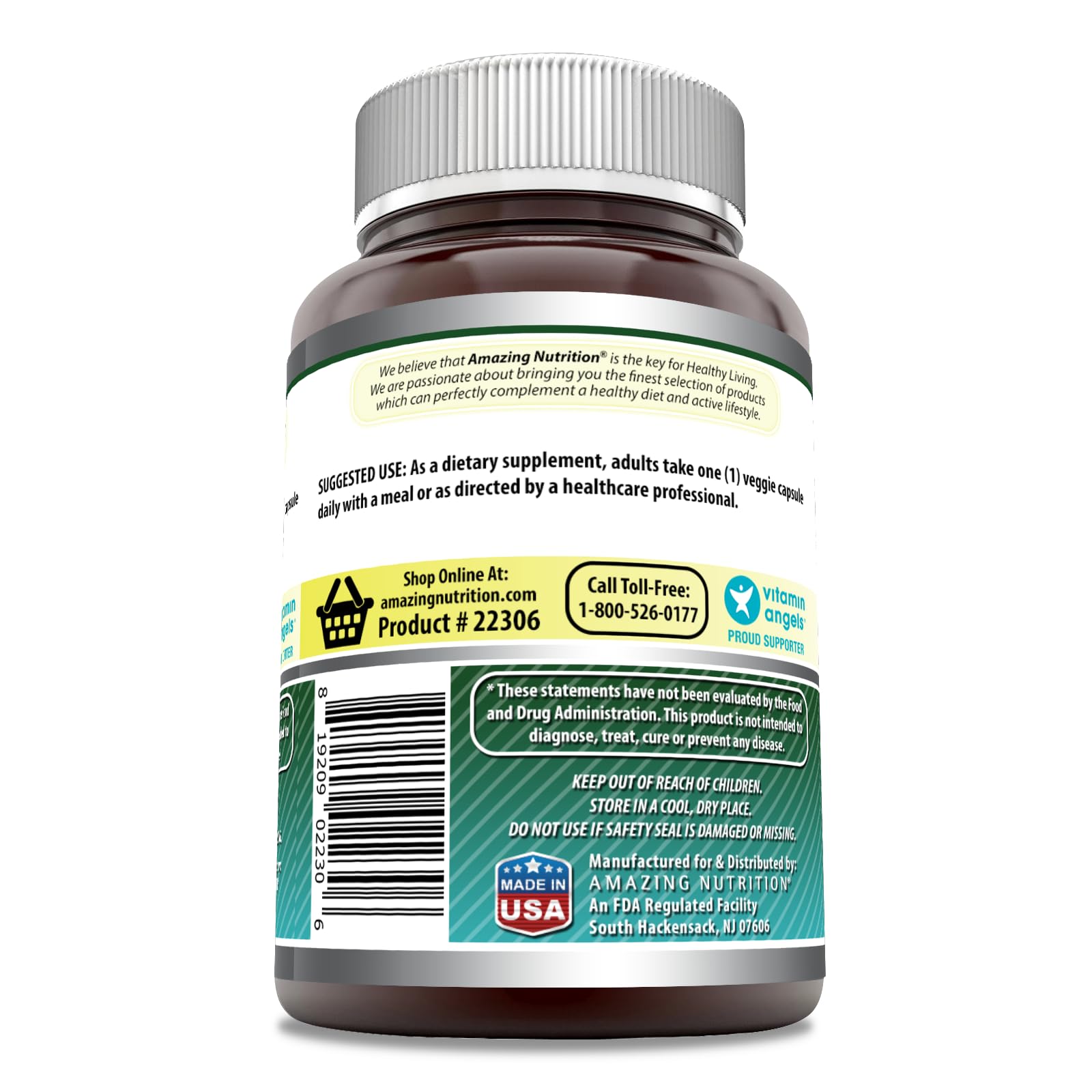 Two bottles of Amazing Formulas Biotin 15000 mcg (Pack of 2) product image