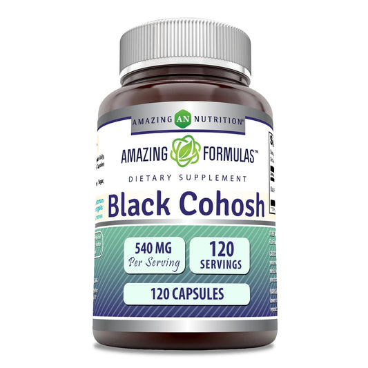 Amazing Formulas Black Cohosh 540 mg bottle - front view