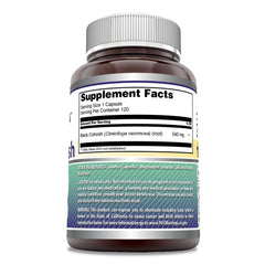 GMP manufacturing certificate text on label