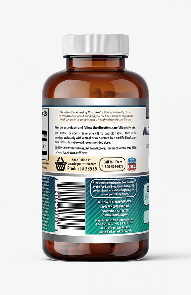 Non-GMO and Gluten-Free icons on Amazing Formulas DHEA bottle