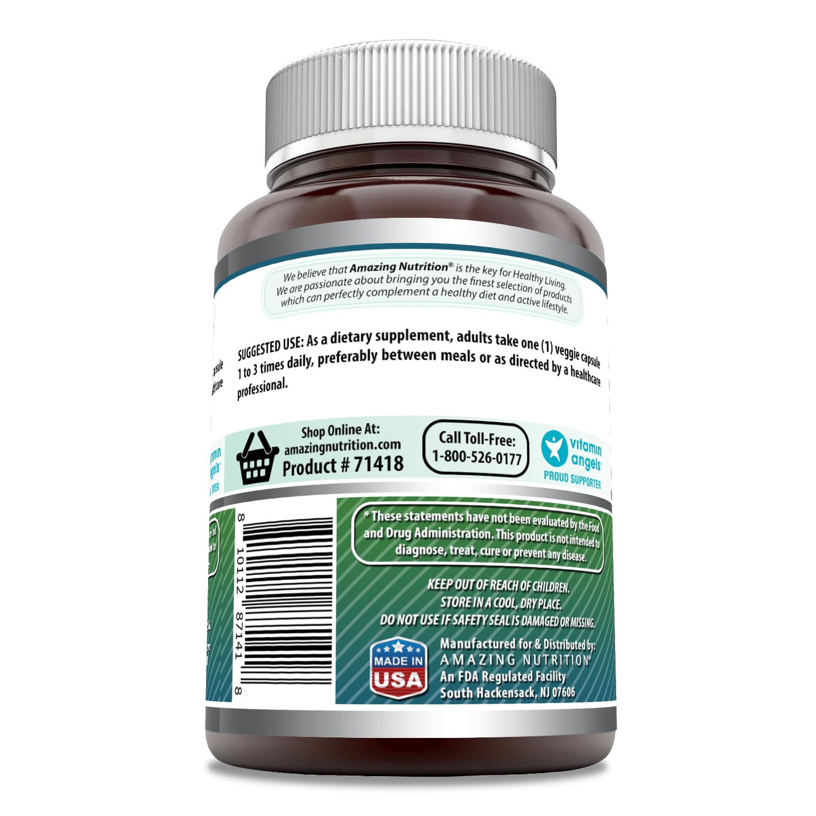 Non-GMO and gluten-free DMAE supplement by Amazing Formulas – image 3 of 6