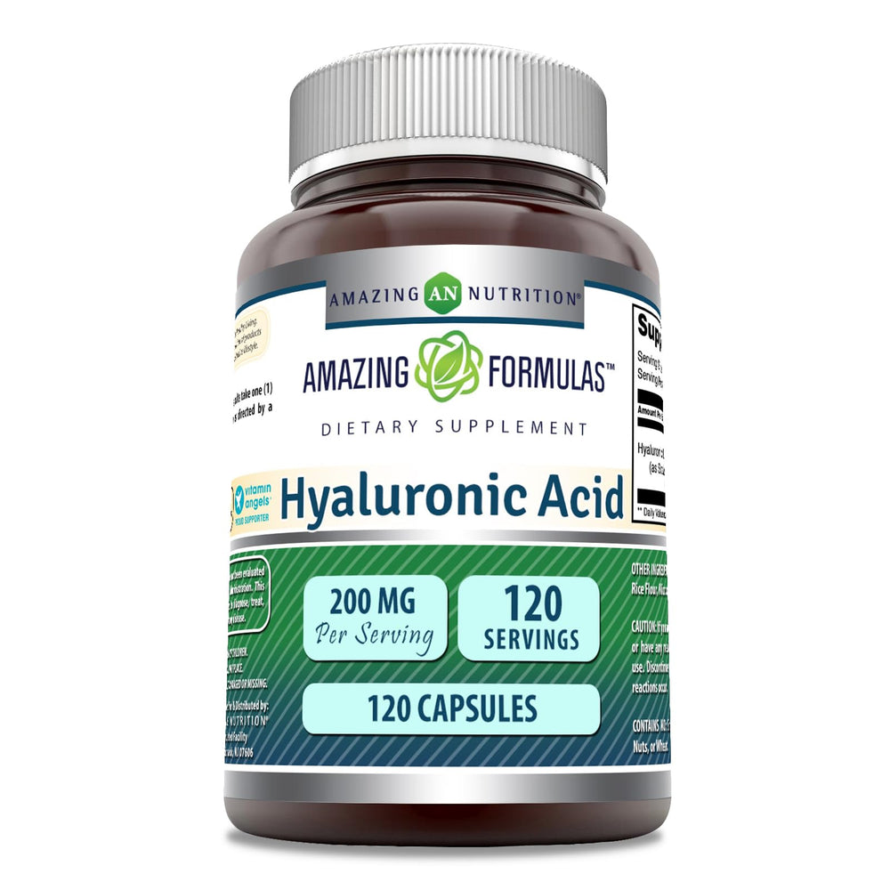 Amazing Formulas Hyaluronic Acid 200mg bottle front view