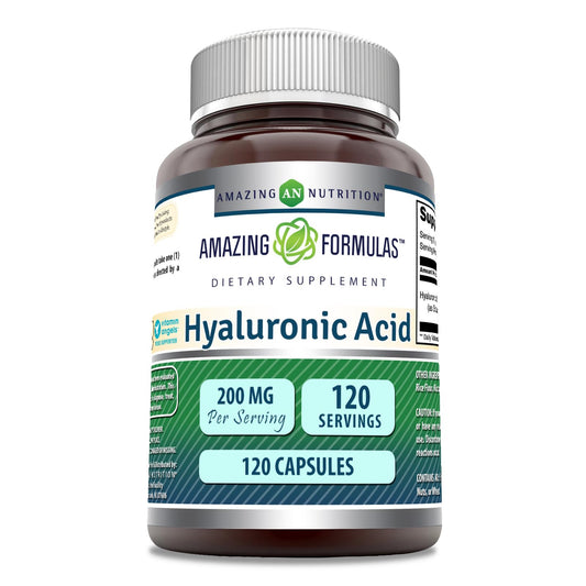 Amazing Formulas Hyaluronic Acid 200mg bottle front view