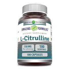 Amazing Formulas L-Citrulline 750 mg bottle with 180 capsules