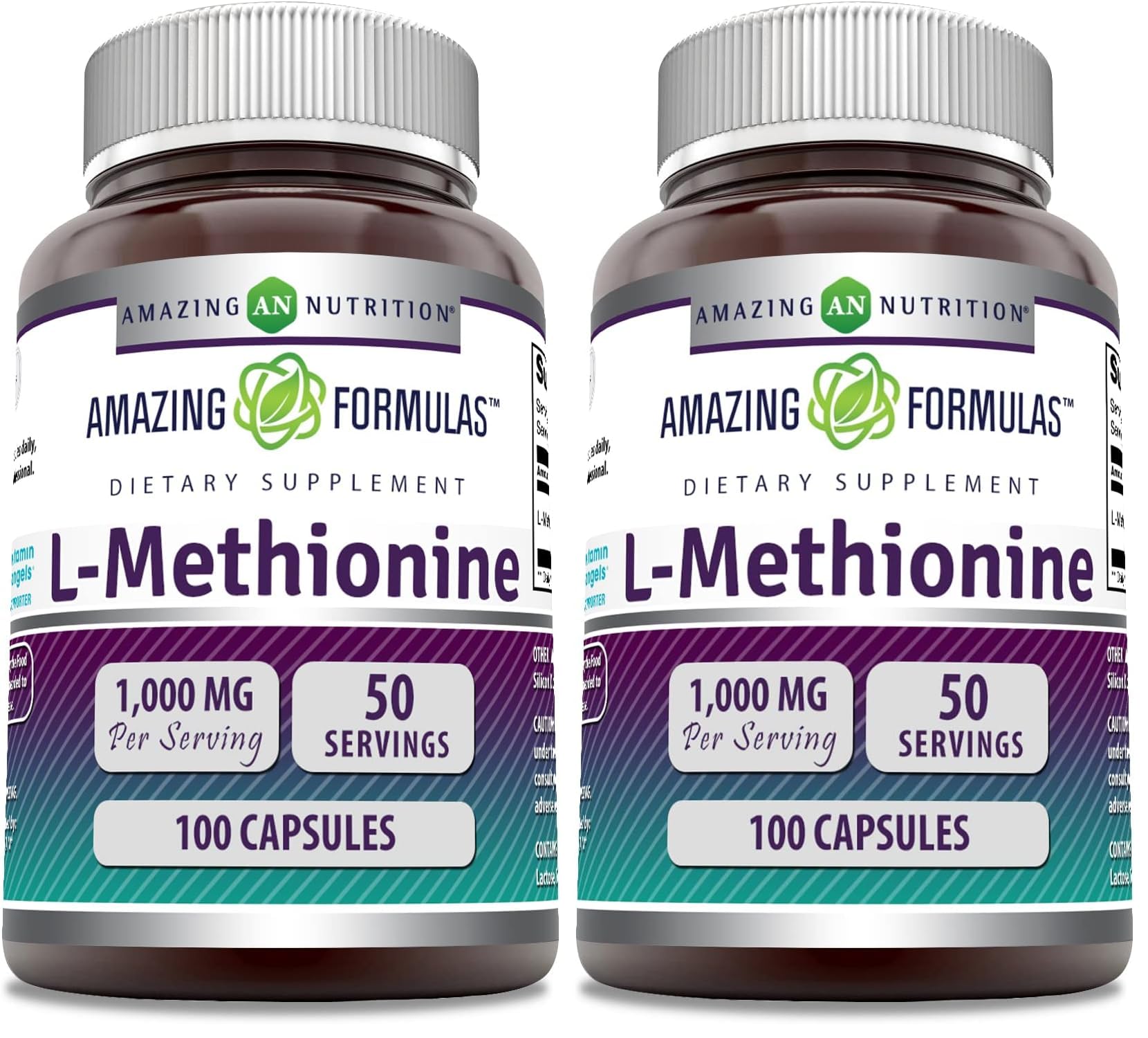Product hero image: Amazing Formulas L-Methionine bottle front