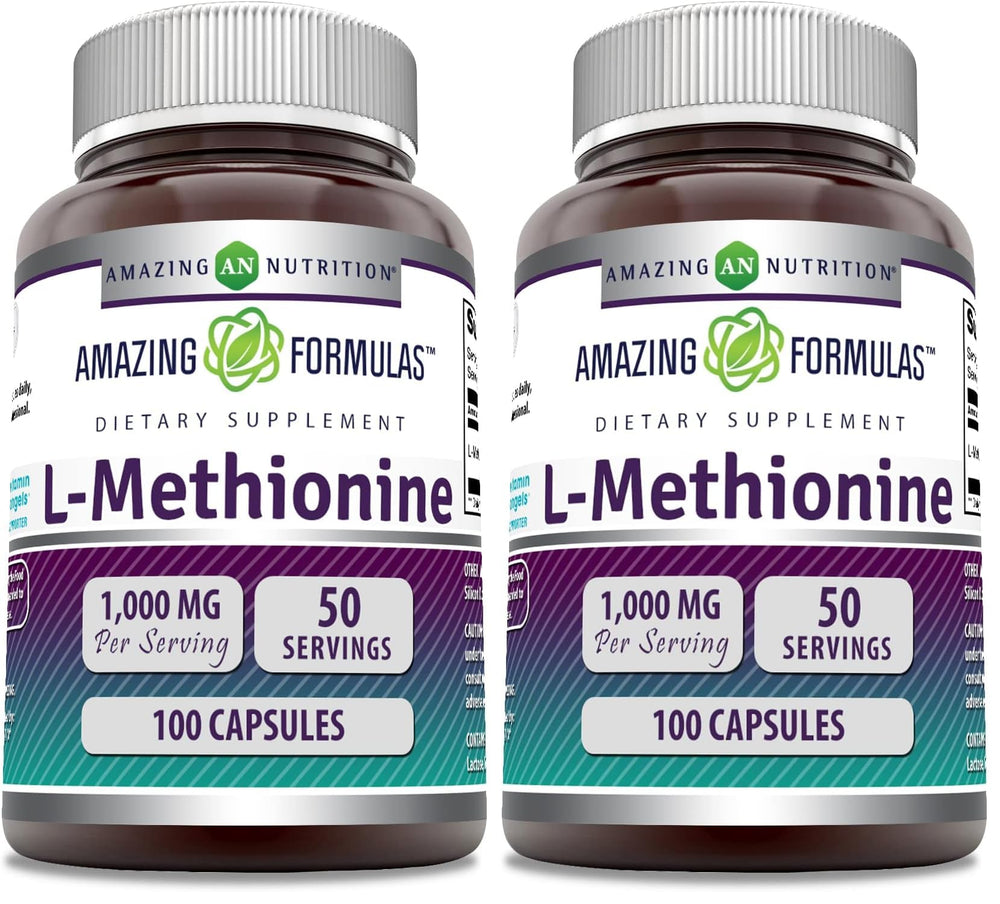 Product hero image: Amazing Formulas L-Methionine bottle front