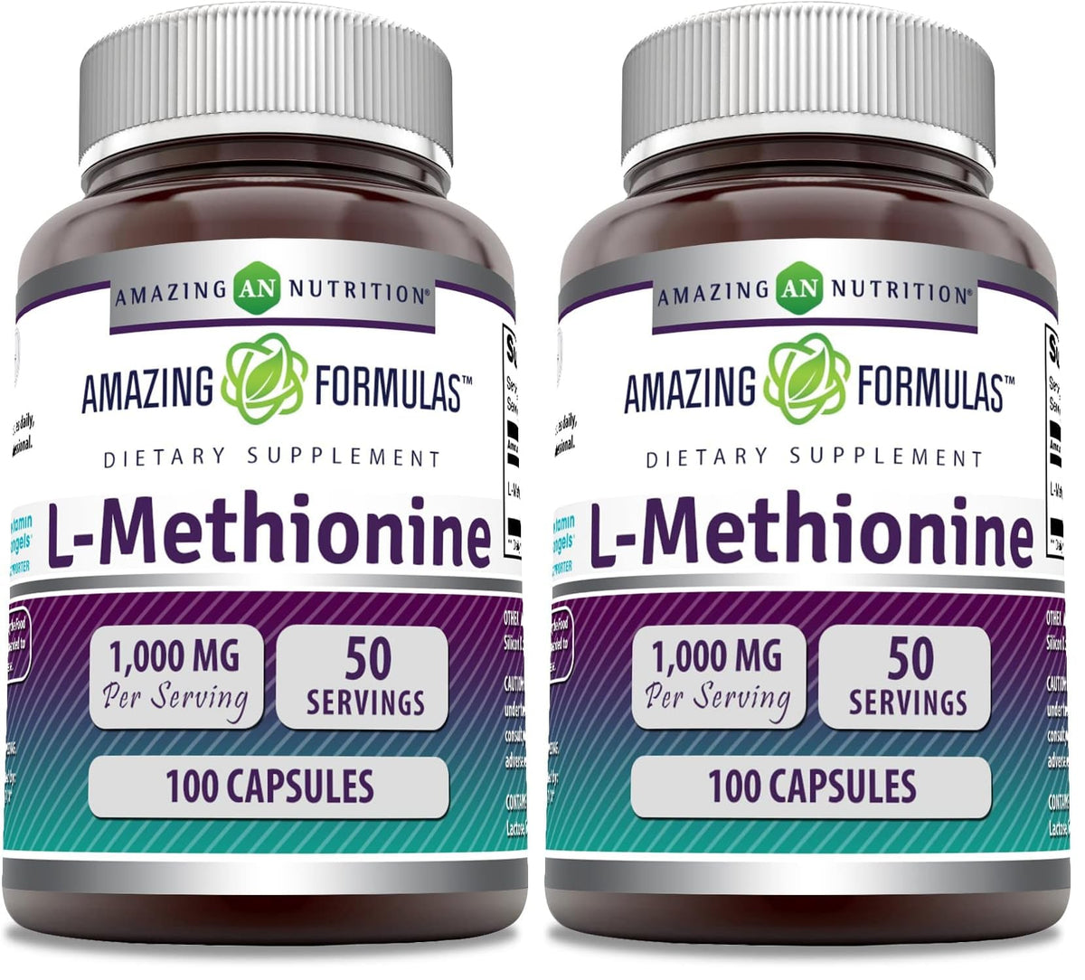 Product hero image: Amazing Formulas L-Methionine bottle front