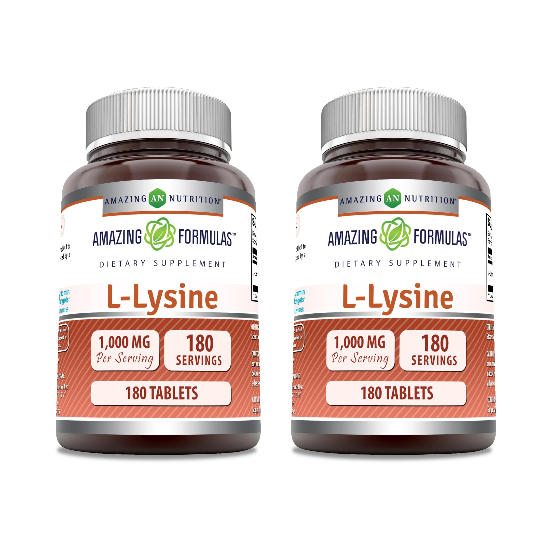 Amazing Formulas L-Lysine 1000mg Tablets bottle
