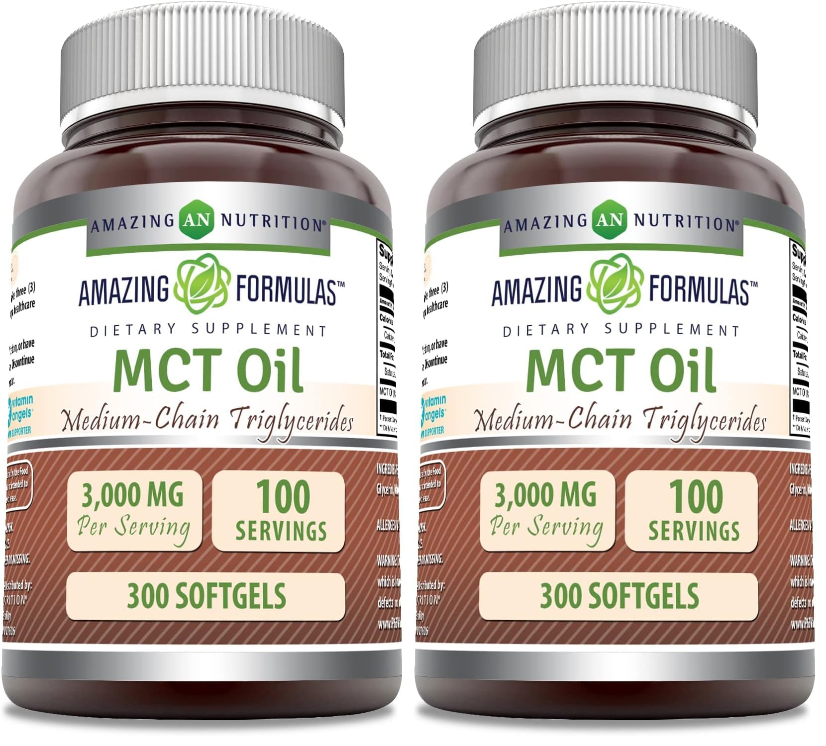 Amazing Formulas MCT Oil Softgels bottle and packaging