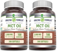 Amazing Formulas MCT Oil Softgels bottle and packaging