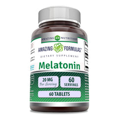 Bottle of Amazing Formulas Melatonin Supplement - 60 count