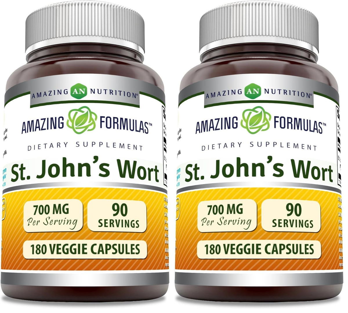 Amazing Formulas St. John's Wort supplement bottle front view