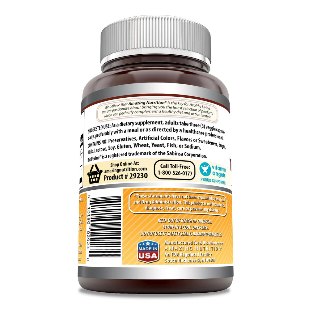 GMP-certified, Non-GMO, gluten-free label on package