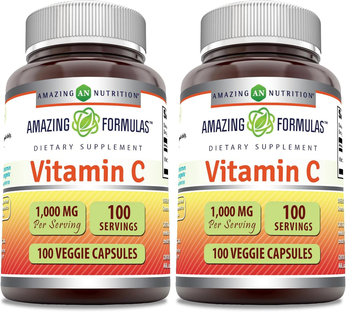 Bottle of Amazing Formulas Vitamin C 1000 mg Veggie Capsules