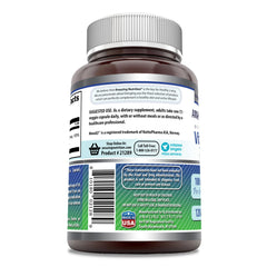 Label showing Vitamin K2 MK7 100 mcg per serving